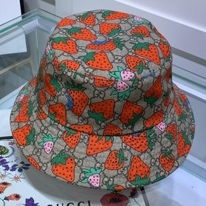 strawberry sun hat